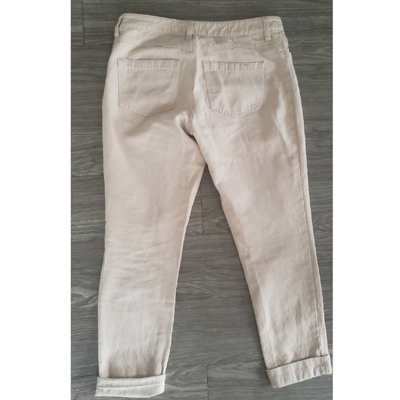Pilcro And The Letterpress Beige Jeans Size 27 - Picture 7 of 8